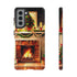 Warm Chirstmas Hearth - Impact Resistant Phone Case Samsung Galaxy S21 Matte